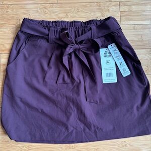 Dark Purple Skort with belt & pockets! So comfy and cute
